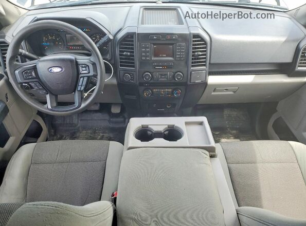 1FTEX1EP3GFC53494 2016 FORD F150 Серый Вид панели приборов