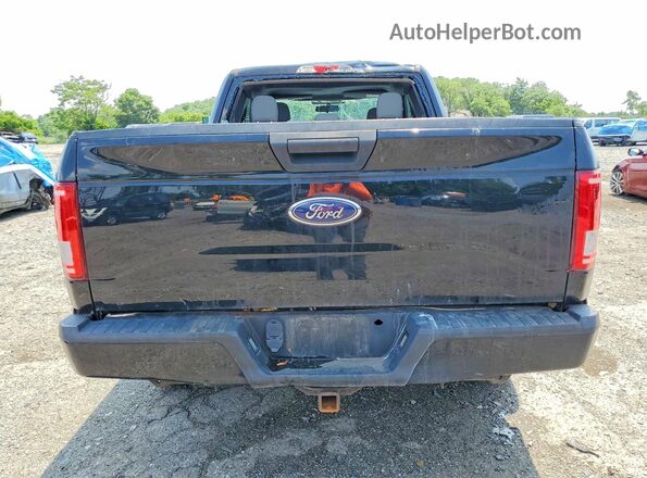 1FTEX1EP3GFC72871 2016 FORD F150 Black Widok z tyłu