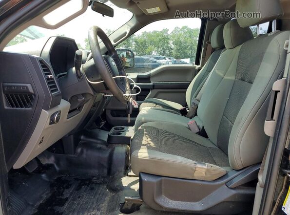1FTEX1EP3GFC72871 2016 FORD F150 Black Widok wnętrza z przodu