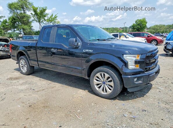1FTEX1EP3GFC72871 2016 FORD F150 Black Przód prawy