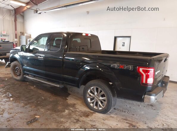 1FTEX1EP3HFA65897 2017 FORD F150 Black Trasero izquierdo