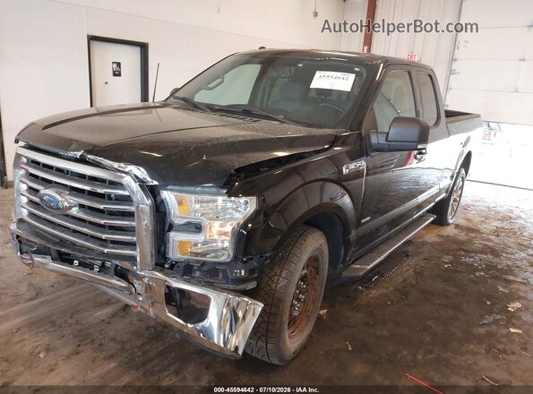 1FTEX1EP3HFA65897 2017 FORD F150 Black Vista tres cuartos delantera izquierda