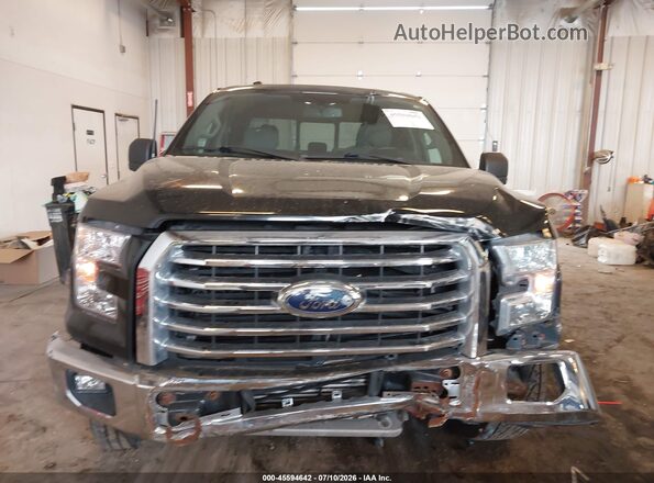 1FTEX1EP3HFA65897 2017 FORD F150 Black Vista del cuadro de instrumentos