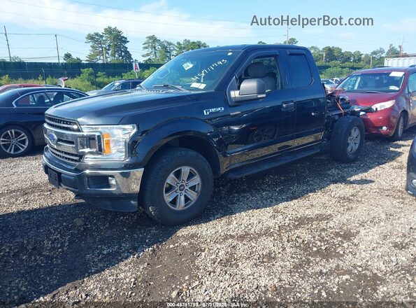 1FTEX1EP3JFB05725 2018 FORD F150 Black Vista tres cuartos delantera izquierda