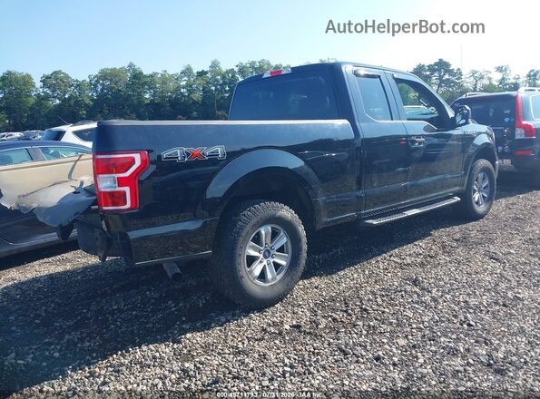 1FTEX1EP3JFB05725 2018 FORD F150 Black Trasero derecho
