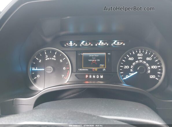 1FTEX1EP3JFD80964 2018 FORD F150 Blue Vista de los asientos traseros