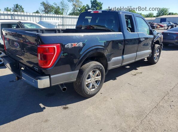 1FTEX1EP3MFD03337 2021 FORD F150 Black Задня права чверть