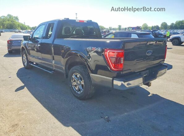 1FTEX1EP3MFD03337 2021 FORD F150 Black Задня ліва чверть