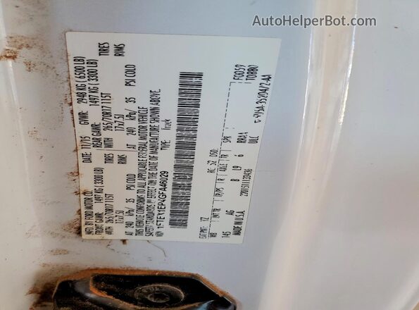 1FTEX1EP4GFA46029 2016 FORD F150 White Вид підкапотного простору
