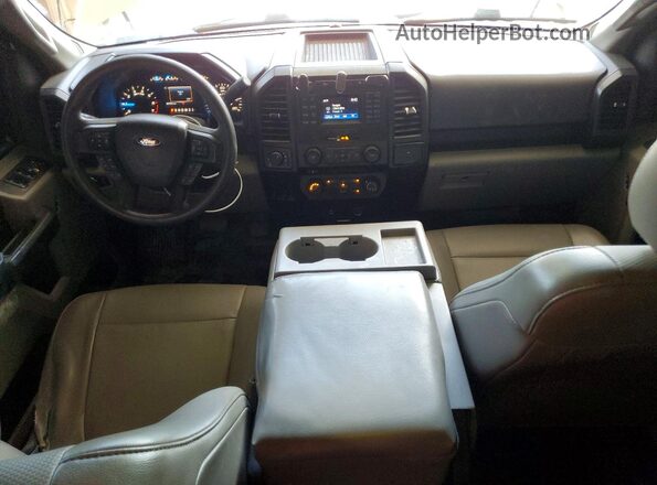 1FTEX1EP4GFA46029 2016 FORD F150 White Вид панелі приладів