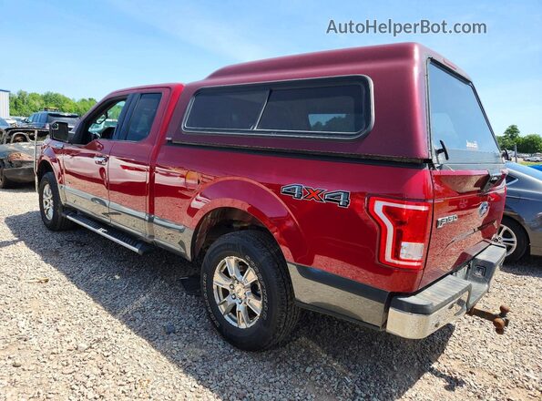 1FTEX1EP4GFC24974 2016 FORD F150 Red Հետևի ձախ