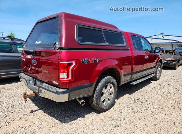 1FTEX1EP4GFC24974 2016 FORD F150 Red Հետևի աջ