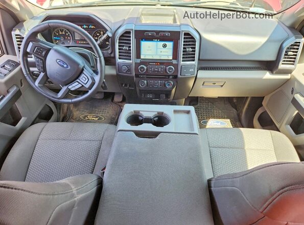 1FTEX1EP4GFC24974 2016 FORD F150 Red Առջևի վահանակի տեսք