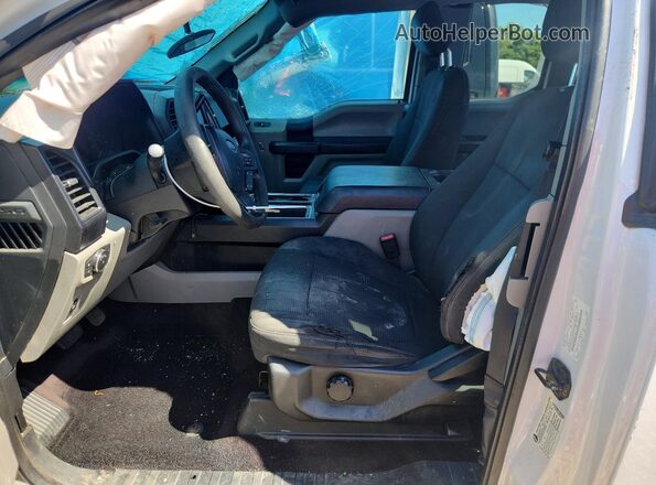 1FTEX1EP4HFA95376 2017 FORD F150 White წინა სალონის ხედი