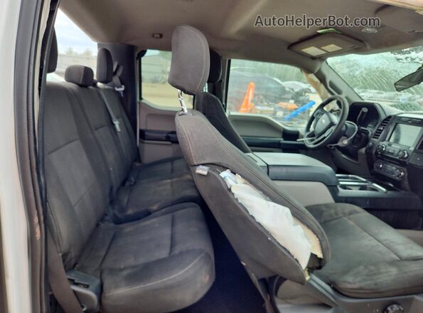 1FTEX1EP4HFA95376 2017 FORD F150 White უკანა სავარძლების ხედი