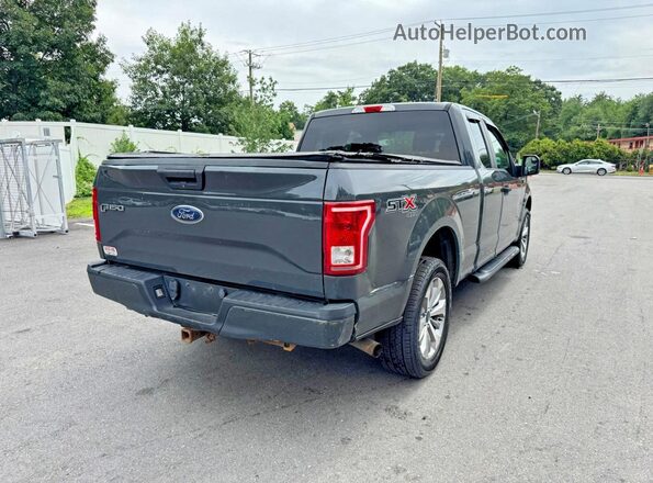 1FTEX1EP4HFB03055 2017 FORD F150 Black Rear right