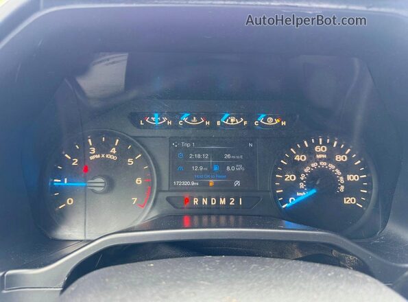 1FTEX1EP4HFB03055 2017 FORD F150 Black Front interior view