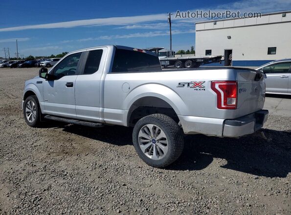 1FTEX1EP4HFC27942 2017 FORD F150 Серебряный Задняя левая четверть