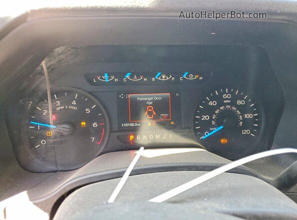 1FTEX1EP4HFC27942 2017 FORD F150 Серебряный Вид щитка приборов