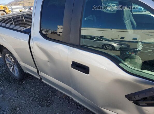 1FTEX1EP4HFC27942 2017 FORD F150 Серебряный Вид задних сидений