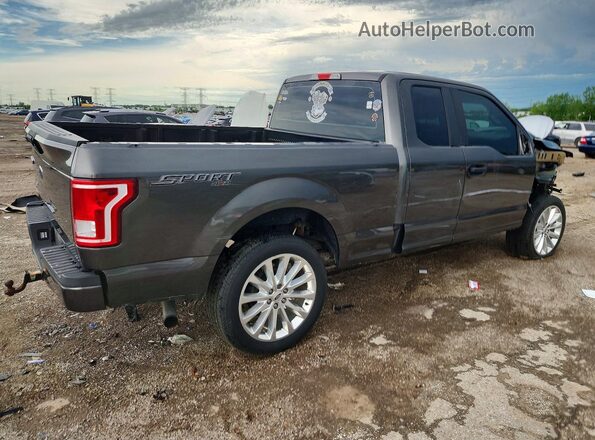 1FTEX1EP4HKC79708 2017 FORD F150 Gray Tył prawy