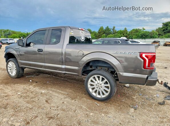 1FTEX1EP4HKC79708 2017 FORD F150 Gray Tył lewy