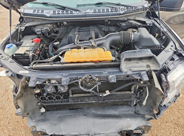 1FTEX1EP4HKC79708 2017 FORD F150 Gray Widok wnętrza z tyłu