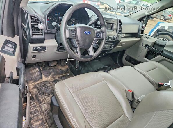1FTEX1EP4HKC79708 2017 FORD F150 Gray Widok deski rozdzielczej