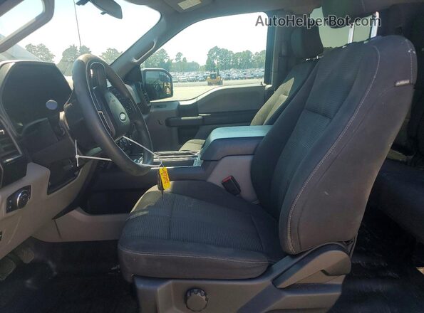 1FTEX1EP4HKE07347 2017 FORD F150 Black Вид салону спереду