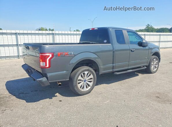 1FTEX1EP4HKE07347 2017 FORD F150 Black Задня права чверть