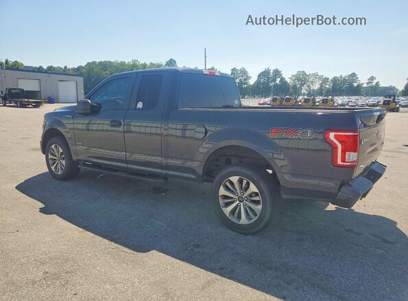 1FTEX1EP4HKE07347 2017 FORD F150 Black Задня ліва чверть