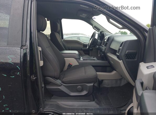 1FTEX1EP4JFA40397 2018 FORD F150 Black Widok wnętrza z przodu