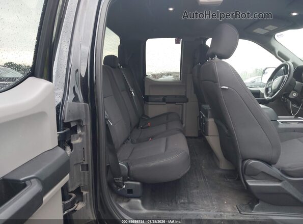 1FTEX1EP4JFA40397 2018 FORD F150 Black Widok naklejki z numerem VIN