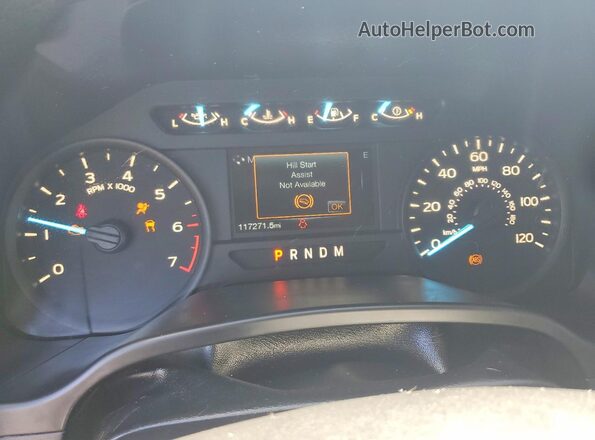 1FTEX1EP4JKD60567 2018 FORD F150 Белый Вид щитка приборов