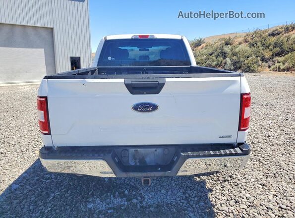 1FTEX1EP4JKD60567 2018 FORD F150 Белый Вид сзади