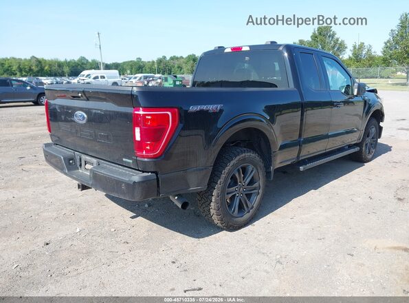 1FTEX1EP4MFA57382 2021 FORD F150 Black Rear right