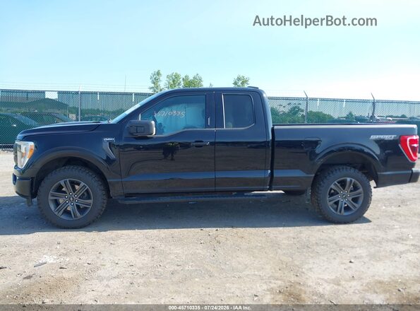 1FTEX1EP4MFA57382 2021 FORD F150 Black 360 interior view
