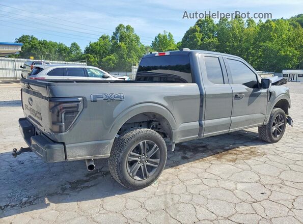 1FTEX1EP4MKD20610 2021 FORD F150 Gray Задня права чверть