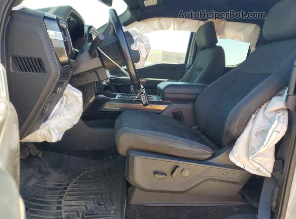 1FTEX1EP4NKD40583 2022 FORD F150 White Widok wnętrza z przodu
