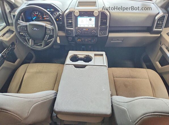 1FTEX1EP5GFC07410 2016 FORD F150 White Dashboard view