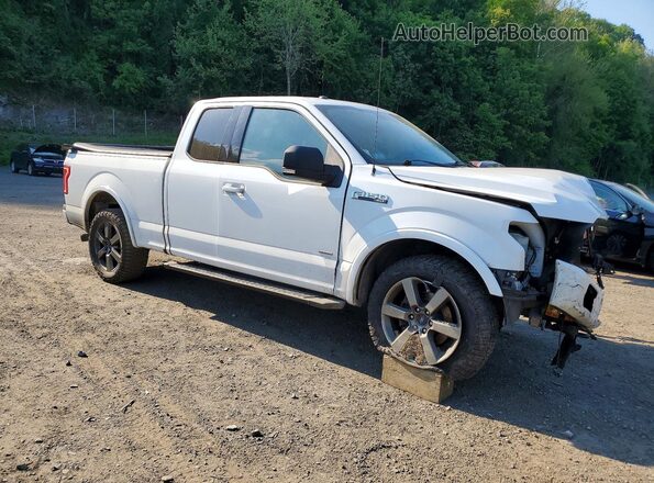 1FTEX1EP5HFA38913 2017 FORD F150 Белый Передняя правая четверть