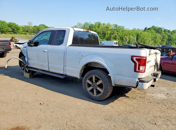 1FTEX1EP5HFA38913 2017 FORD F150 Белый Задняя левая четверть