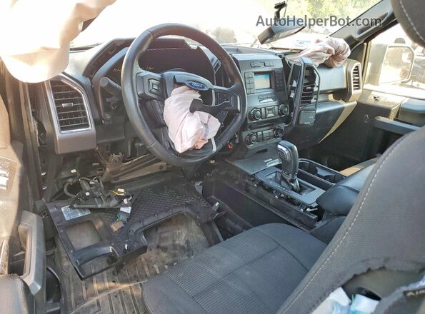 1FTEX1EP5HFA38913 2017 FORD F150 Белый Вид панели приборов