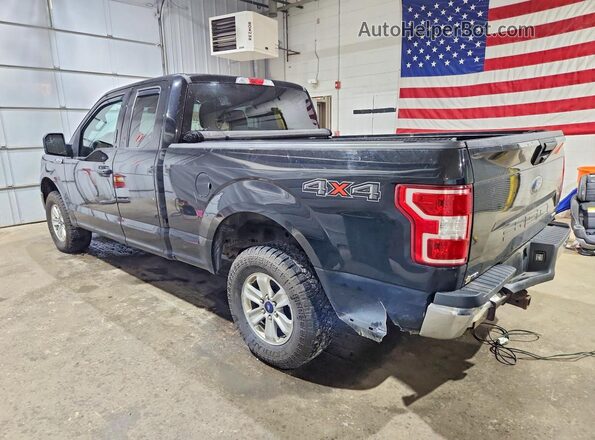 1FTEX1EP5JFE06495 2018 FORD F150 Black Trasero izquierdo