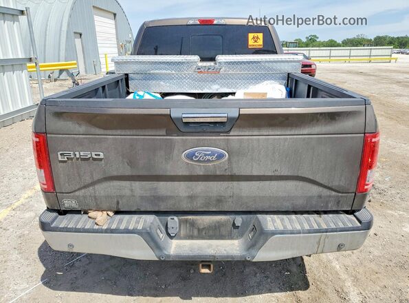 1FTEX1EP6GFD17298 2016 FORD F150 Brown Widok z tyłu