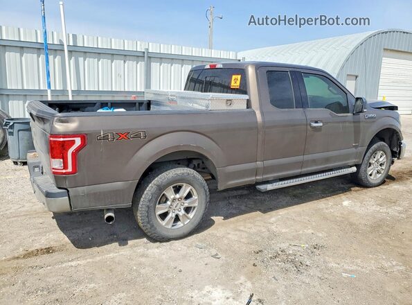 1FTEX1EP6GFD17298 2016 FORD F150 Brown Tył prawy