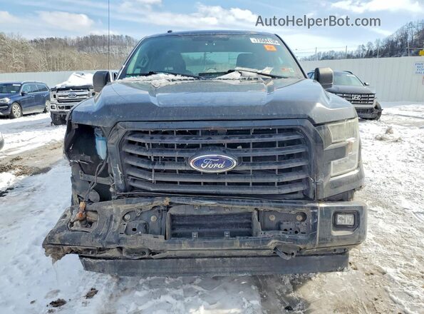 1FTEX1EP6HFA31792 2017 FORD F150 Black Դիմացի տեսք