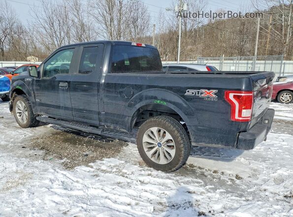 1FTEX1EP6HFA31792 2017 FORD F150 Black Հետևի ձախ