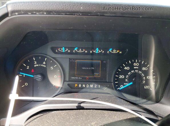 1FTEX1EP6HFA31792 2017 FORD F150 Black Սարքավորումների վահանակի տեսք