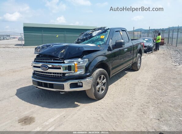 1FTEX1EP6JKG08236 2018 FORD F150 Black Front left